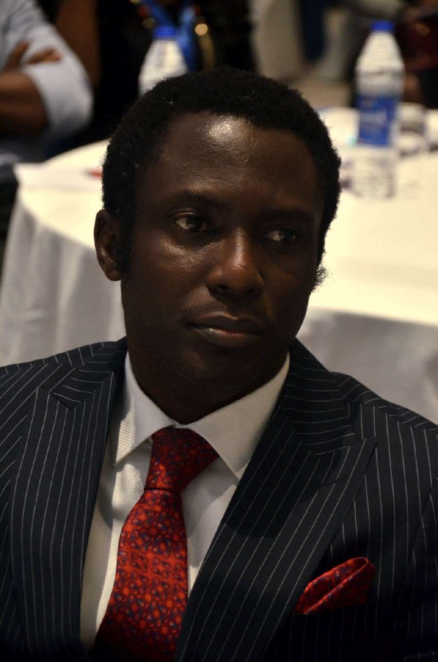 A delegate seated at the workshop